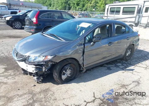 2013 Honda Civic Lx from USA, damaged, VIN 19XFB2F55DE261091